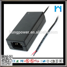 AC DC us 24v 2500ma adaptateur CE UL classé 60w